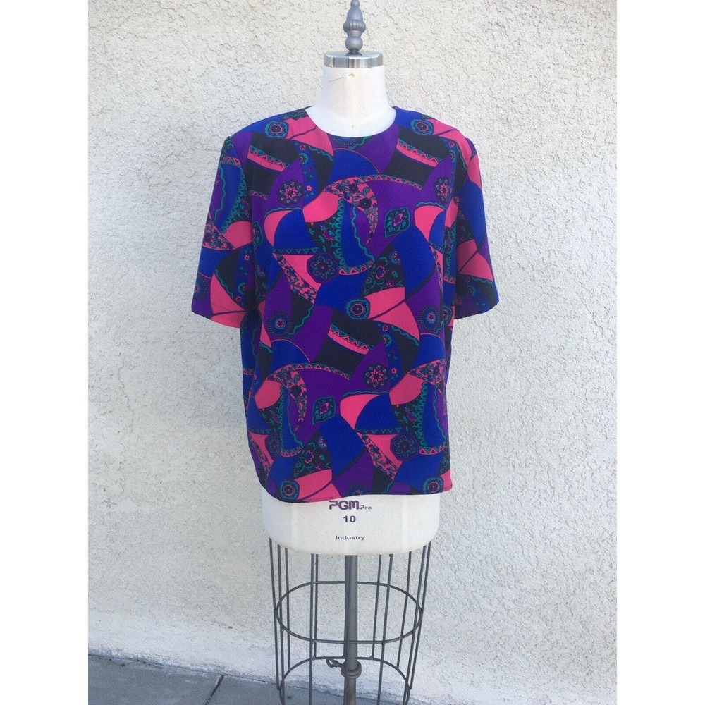 Heritage Road Women's Multicolored Geometric Blouse 